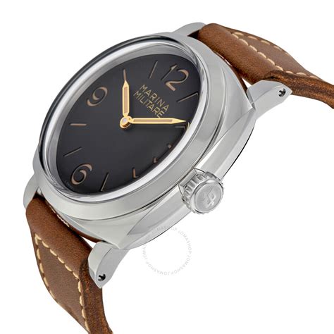 Panerai Radiomir 1940 Black Dial Brown Leather Men's Watch .